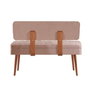 Hanah Home Bank 0900 - 1 Nogal, Piedra Mueble de Salón 110x82.5x40cm Tablero Melamina